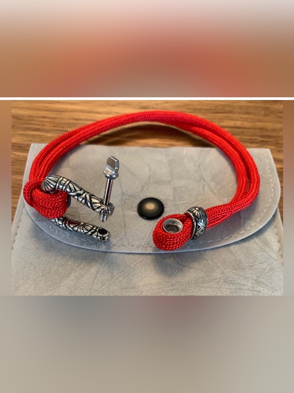 Men’s Ship Rope U Clasp Bracelet